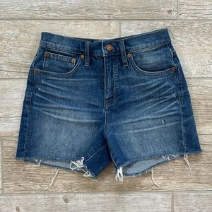 Madewell High rise Denim Shorts 25